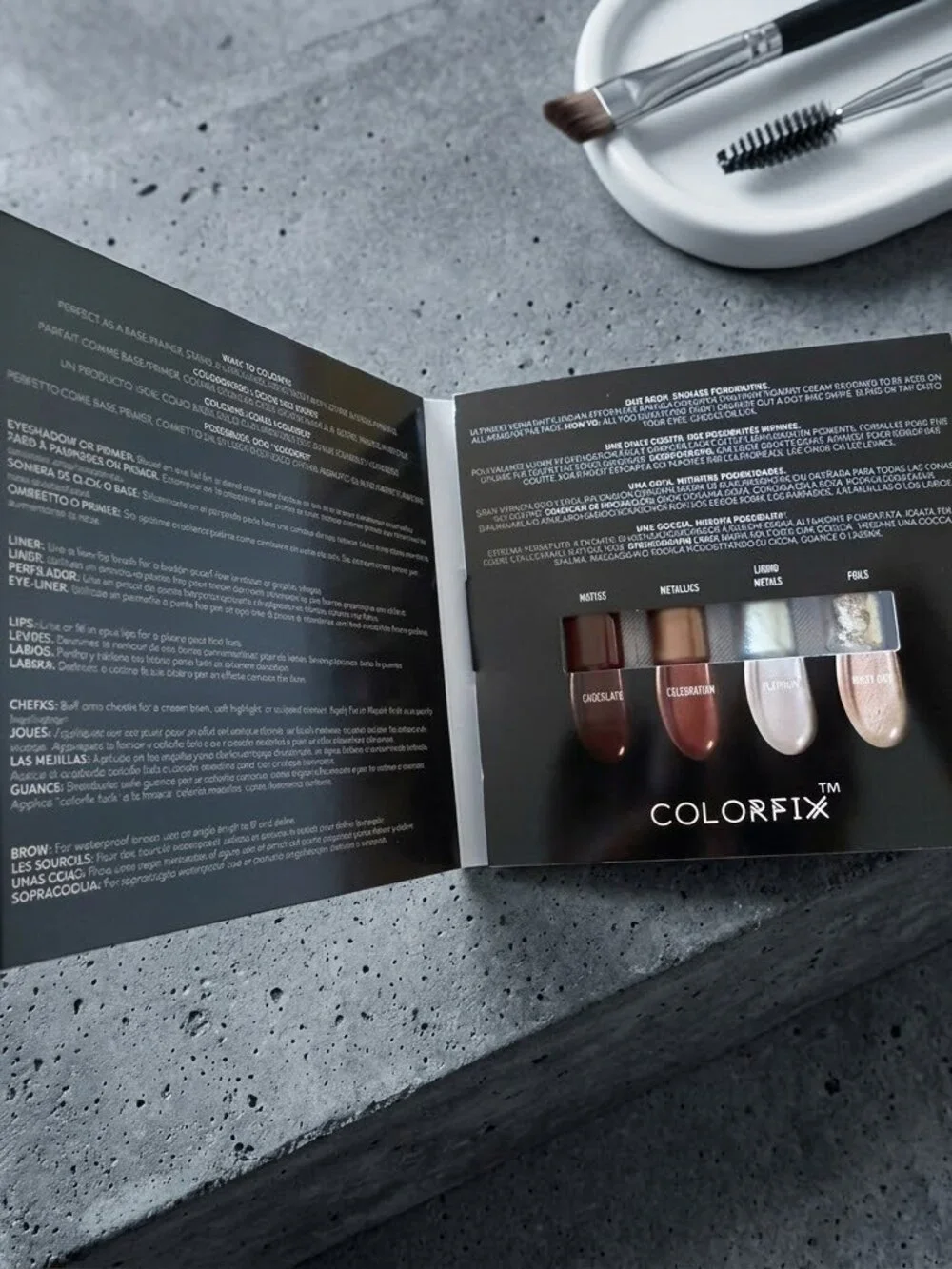 Danessa Myricks Beauty Colorfix Cream Color Set Metallics, Liquid Metals, Foils